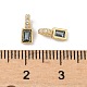 Латунные микро проложить кубического циркония подвески KK-Q039-04B-G-3