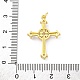 Латунные микро проложить кубического циркония подвески KK-U066-09G-3