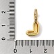 Латунные микро проложить кубического циркония подвески KK-K345-13L-G-3