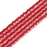 Прозрачные стеклянные бусины GLAA-C019-01A-30