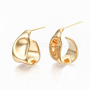 Серьги-кольца из латуни KK-S356-149G-NF