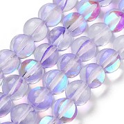 Прозрачные стеклянные бусины GLAA-B022-8mm-10