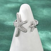 Латунные открытые манжеты для женщин RJEW-R032-05P