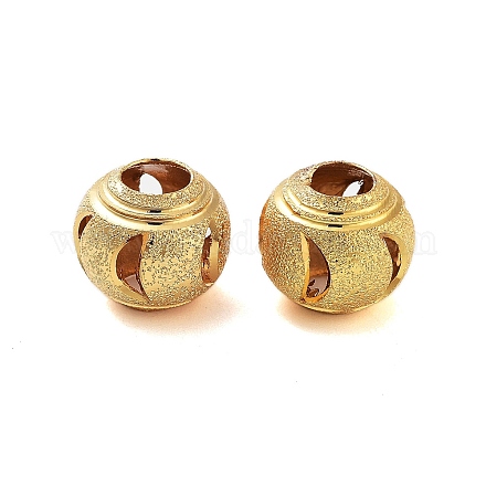 Текстура латунные бусины KK-S379-02G-C-1