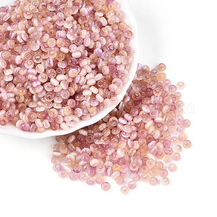 Имитация кошачьего глаза стеклянные бусины SEED-N007-31D-1