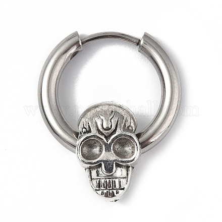Серьги-кольца из нержавеющей стали 304 STAS-B030-01-1