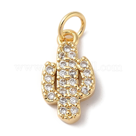 Подвески из латуни и кубического циркония KK-L216-063G-1