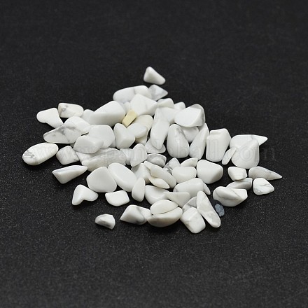 Howlite шарики чип G-O103-20-1