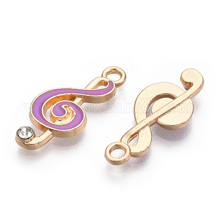 Подвески из эмали и сплава ENAM-WH0049-25G-04-1
