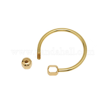Латунные брелоки с карабином KK-ZX025-67C-1
