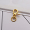 Alloy Swivel Snap Hook Clasps, Swivel Lobster Claw Clasps, Golden, 32mm