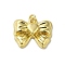 Rack Plating Brass Pendant with Jump Rings, Long-Lasting Plated, Lead Free & Cadmium Free, Bowknot, Real 18K Gold Plated, 14x16.5x4mm