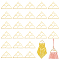 30PCS Alloy Pendant, Golden, Mountain, 51x76x2mm