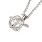 Brass Pendant Necklaces, with Iron Rolo Chains, Wing, 32.17 inch(81.7cm), Pendant: 37x34.5x20.5mm