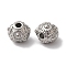 Non-Tarnish 304 Stainless Steel Beads, Round, Stainless Steel Color, 7x6mm, Hole: 1.6mm