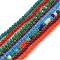 Cat Eye Beads Strands, Round, Mixed Color, 2mm, Hole: 0.7mm, about 157pcs/strand, 14.17~14.57 inch(36~37cm)