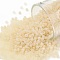 TOHO Round Seed Beads, Japanese Seed Beads, Frosted, (147F) Ceylon Frosted Light Ivory, 11/0, 2.2mm, Hole: 0.8mm, about 5555pcs/50g