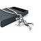 Vintage Stainless Steel Gym Muscle Man Pendant Necklaces for Men, Stainless Steel Color