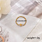 201 Stainless Steel Classic Roman Numeral Rings, Timeless and Fashionable, Inner Diameter: 16~19mm