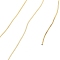 304 Stainless Steel Wire, Ion Plating(IP), Round, Golden, 0.4mm, 26 Gauge