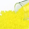 TOHO Round Seed Beads, Japanese Seed Beads, (12F) Matte Lemon, 11/0, 2.2mm, Hole: 0.8mm, about 1110pcs/10g