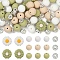 DIY Silicone Bracelet & Necklaces Making Kits, Dark Sea Green, 22x8.5mm, Hole: 2mm