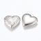 Tarnish Resistant 316 Stainless Steel Locket Pendants, Photo Frame Charms for Necklaces, Heart, Stainless Steel Color, 29x29x7mm, Hole: 2mm, Inner Size: 16.5x21.5mm