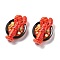 Cute Mini Food Series Resin Cabochons, Lobster, 33.5x21.5x9mm