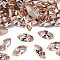 Preciosa® MAXIMA Crystal Fancy Stones, Czech Crystal, 435 14 615 Navette(Horse Eye), Dura Foiling, 70530 Vintage Rose, 15x7mm