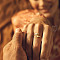 Brass Cuff Rings, Heart and Letter, Golden, Letter A, Inner Diameter: 17~19mm