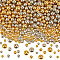6 Sets 2 Colors Plastic Beads, No Hole, Round, Mixed Color, 3~7.8mm, about 200pcs/set, 3 set/color