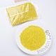 Прозрачные цвета блестящие стеклянные бусины из стекляруса SEED-N005-001-A12-2