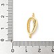 Шармы-соединители из латуни с микропаве из кубического циркония KK-U053-05G-3