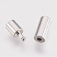 Латунь штыковые застежками X-KK-P149-08C-2