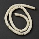 Натуральный белый опал африканские бусы пряди G-L624-H12-6x2mm-3