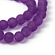 Прозрачные стеклянные бусины GLAA-S031-8mm-36-3