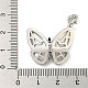 Латунные микропаве прозрачные подвески с фианитом KK-L211-020P-02-3