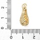 Латунные микро проложить кубического циркония подвески KK-D357-43G-3