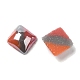 Двухцветные стеклянные кабошоны GLAA-B012-58A-2