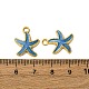 Подвески из нержавеющей стали 304 с эмалью STAS-L299-19G-05-3
