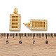 Латунные микро проложить кубического циркония подвески KK-U073-07G-3