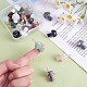 Подвески из натурального аметиста  PALLOY-SW0004-09-3