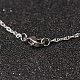 Не тускнеющие цепочки из нержавеющей стали 304 NJEW-L437-01-2