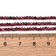 Гранат природный бисер нитей G-RM241221-A18-3