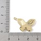 Латунные микропаве прозрачные подвески с фианитом KK-P273-12G-3
