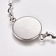 Изготовление браслета из нержавеющей стали 304 STAS-WH0014-22P-3