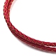 Изготовление плетеных ожерелий из полиэфирного шнура MAK-L043-03G-12-2