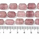 Природного кварца клубники нитей бисера G-C098-A13-01-5