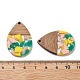 Подвески из смолы и ореха FIND-R051-15F-3