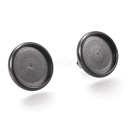 Серьги-гвоздики из нержавеющей стали 304 STAS-I162-02E-B